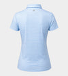 LADIES SPRING POLO - BLAU