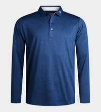 ARDENT FLEECE LINED POLO - NAVY - S