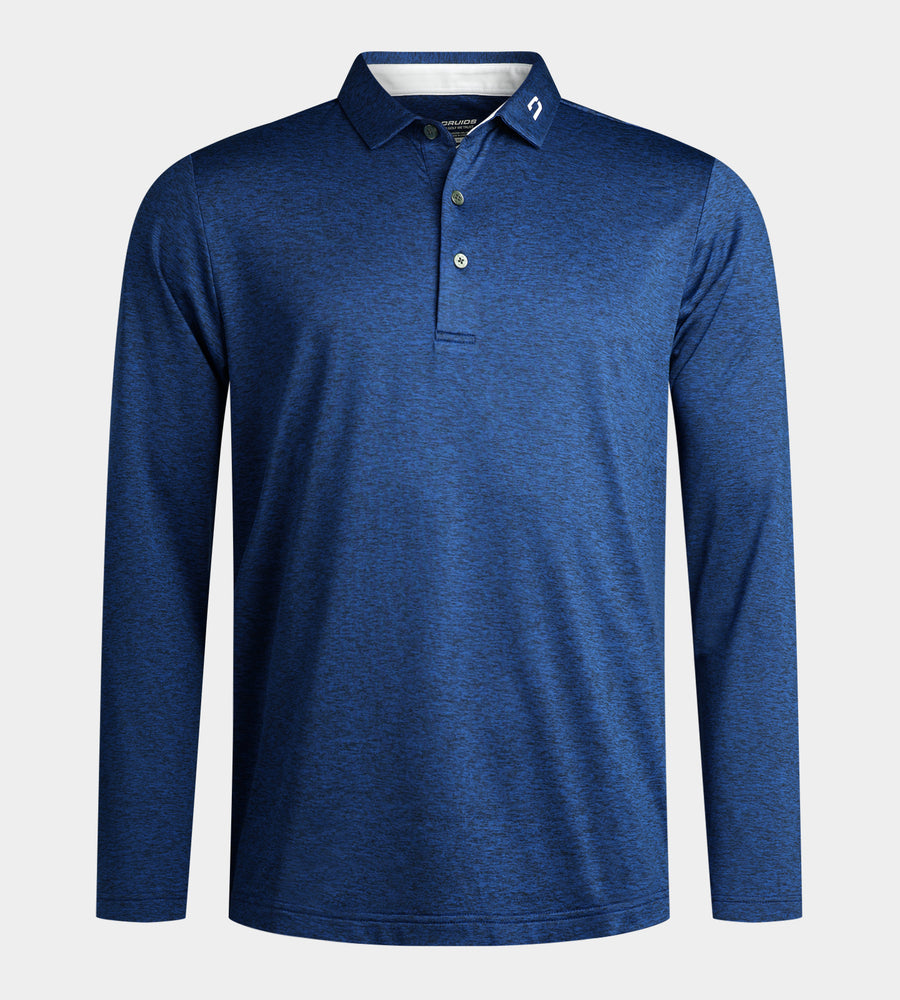 ARDENT FLEECE LINED POLO - NAVY