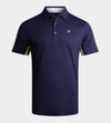 ZWARTOUT POLO - MARINEBLAUW