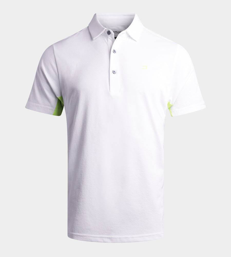 BLACKOUT POLO - WHITE