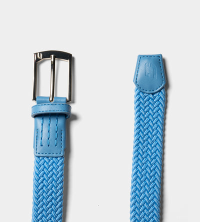 LADIES WEBBED BELT - BLEU