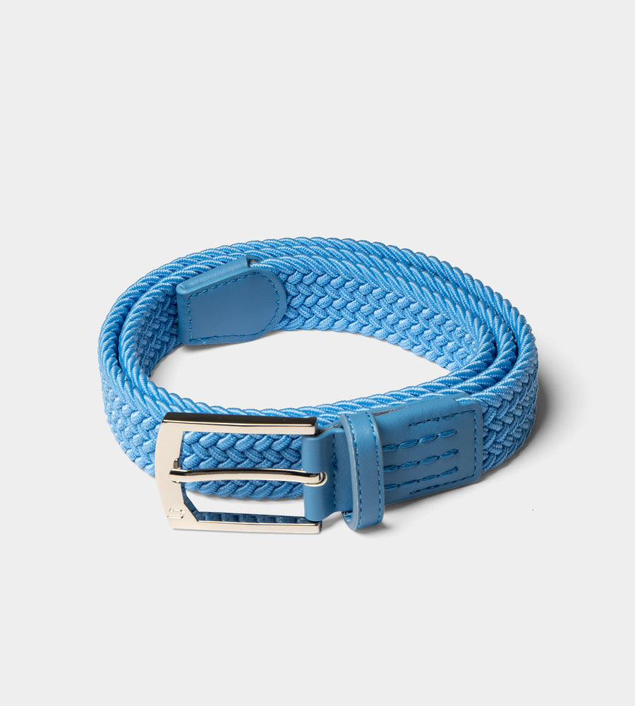 LADIES WEBBED BELT - BLU