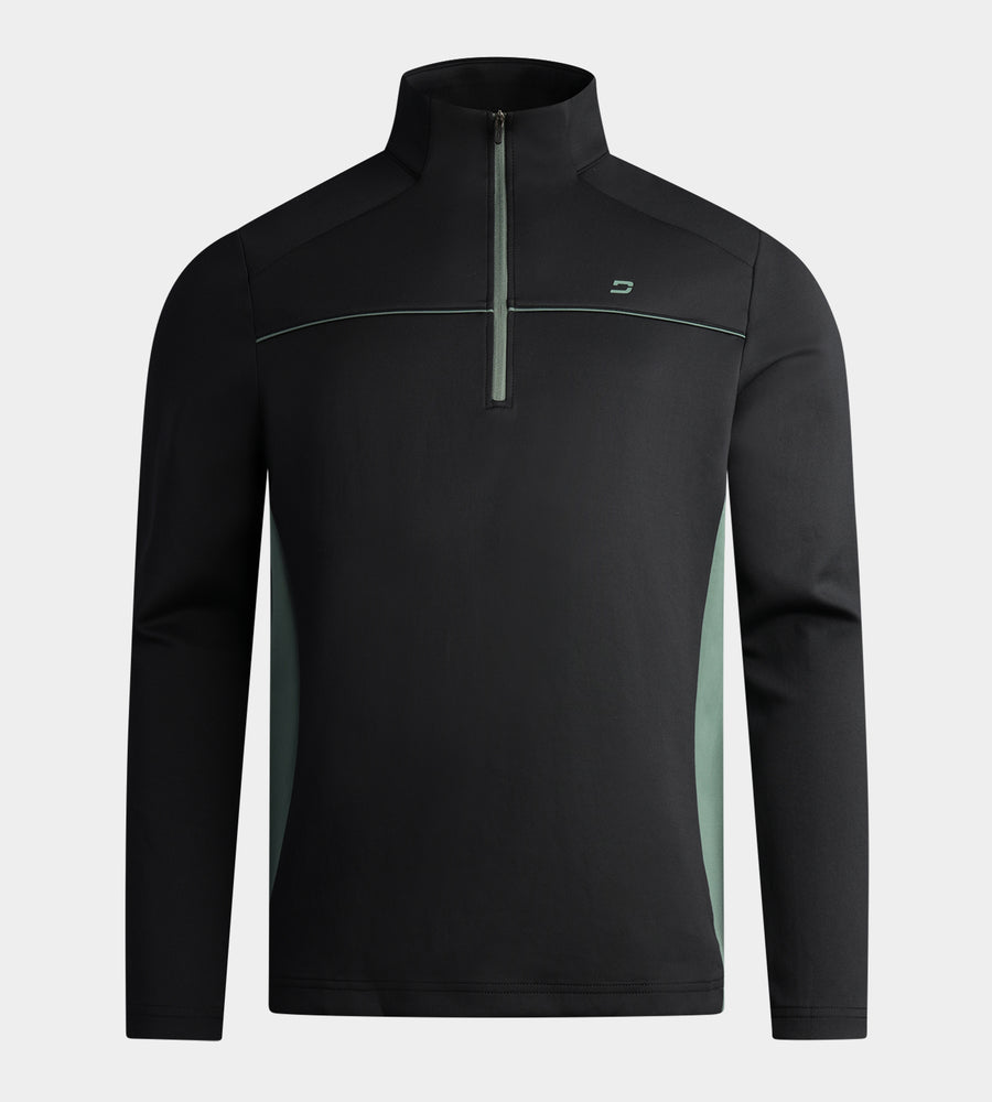 CROSS COUNTRY MIDLAYER - BLACK