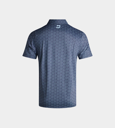 KIDS DOODLE POLO - MARINE