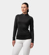 LADIES CREW BASELAYER - NERO