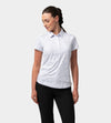 LADIES BLISS POLO - WHITE