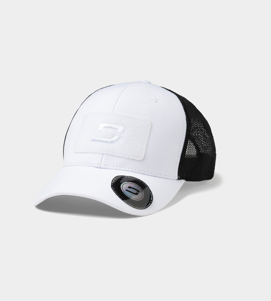OAK VELCRO CAP - WHITE / BLACK