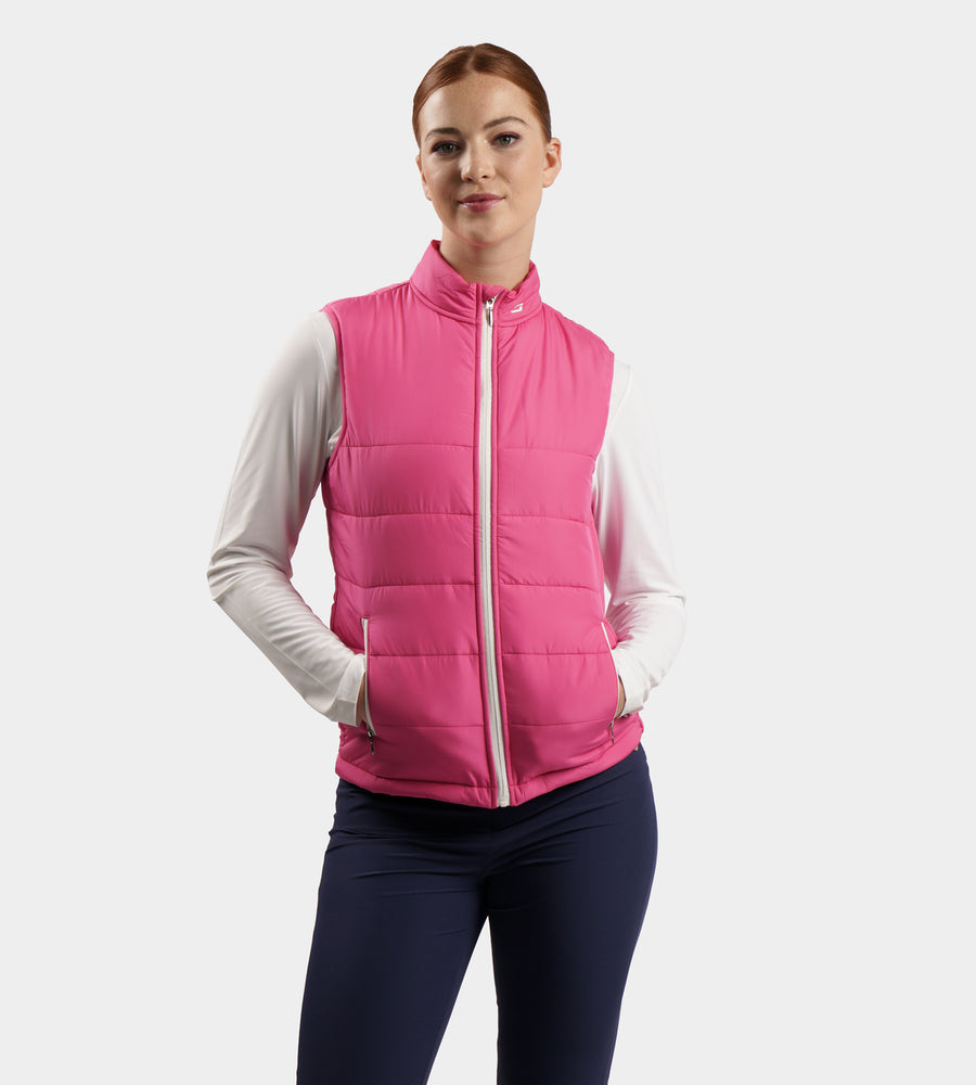 LADIES GRACIE GILET - ROSA