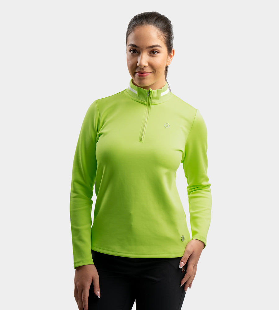 LADIES FAIRWAY FLEX MIDLAYER - LIME