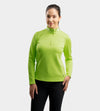 LADIES FAIRWAY FLEX MIDLAYER - LIME