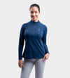 LADIES SPLIT HEM MIDLAYER - NAVY