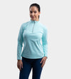 LADIES GALACTIC MIDLAYER - MINT