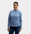LADIES FAIRWAY FLEX MIDLAYER - DENIM