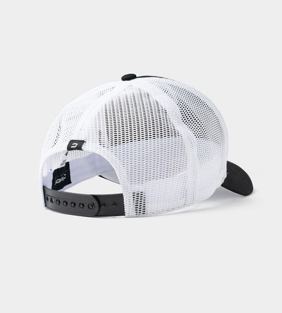 OAK VELCRO CAP - NOIR/ BLANC