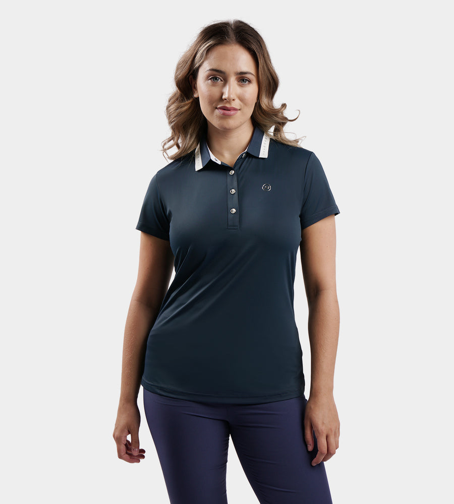 LADIES COUTURE POLO - MARINO