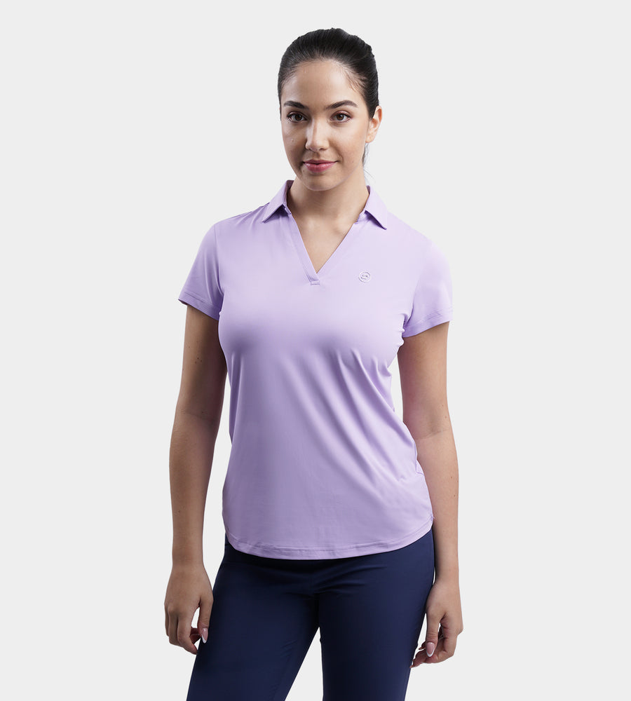 LADIES CLUBHOUSE POLO - LAVENDAR