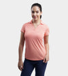 LADIES CLUBHOUSE POLO - CORAL