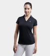 LADIES CLUBHOUSE POLO - BLACK
