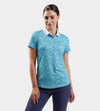 LADIES PINEAPPLE POLO - AZUL