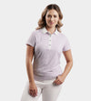 LADIES LEOPARD POLO - MORADO