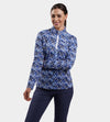 LADIES BIRDIE MIDLAYER - FLORAL NAVY
