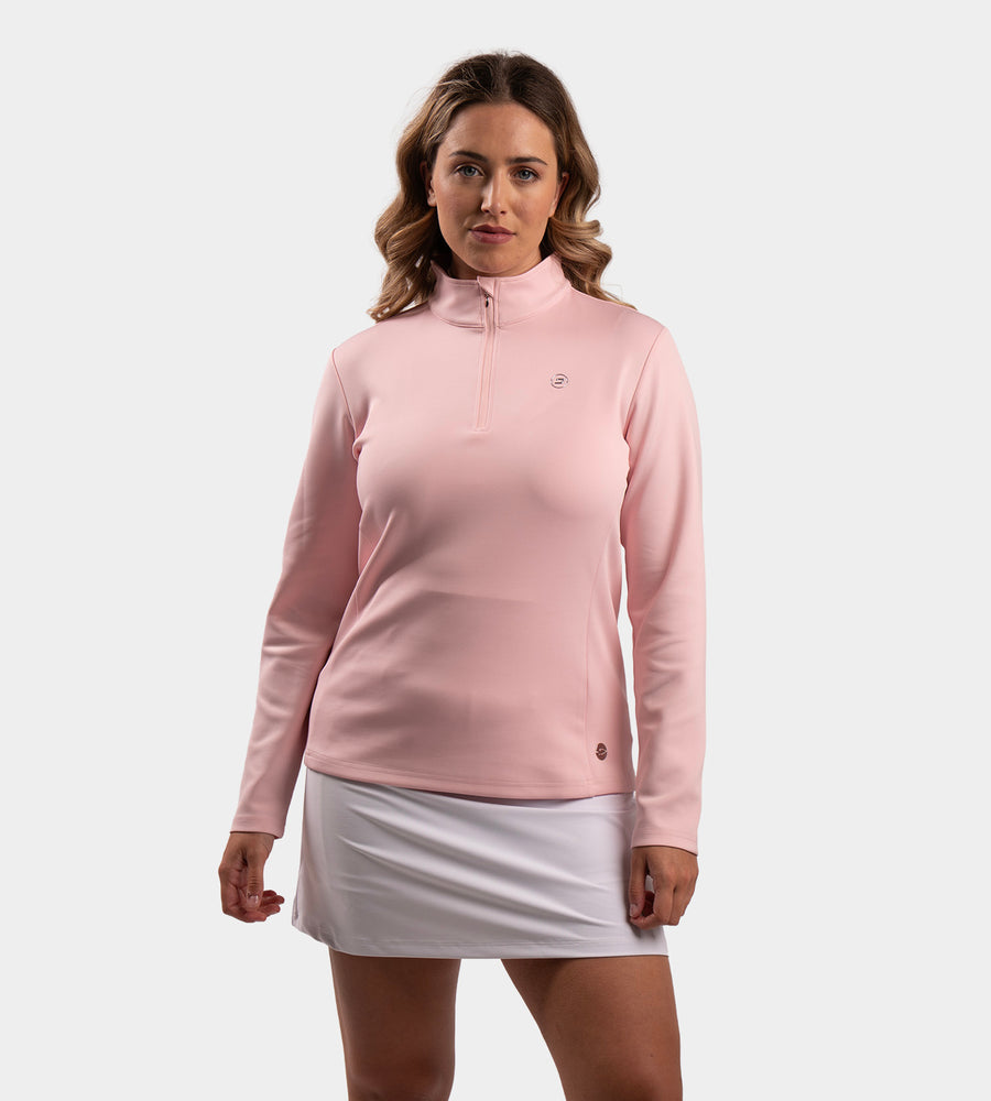 LADIES ULTRA BLEND MIDLAYER - BLUSH