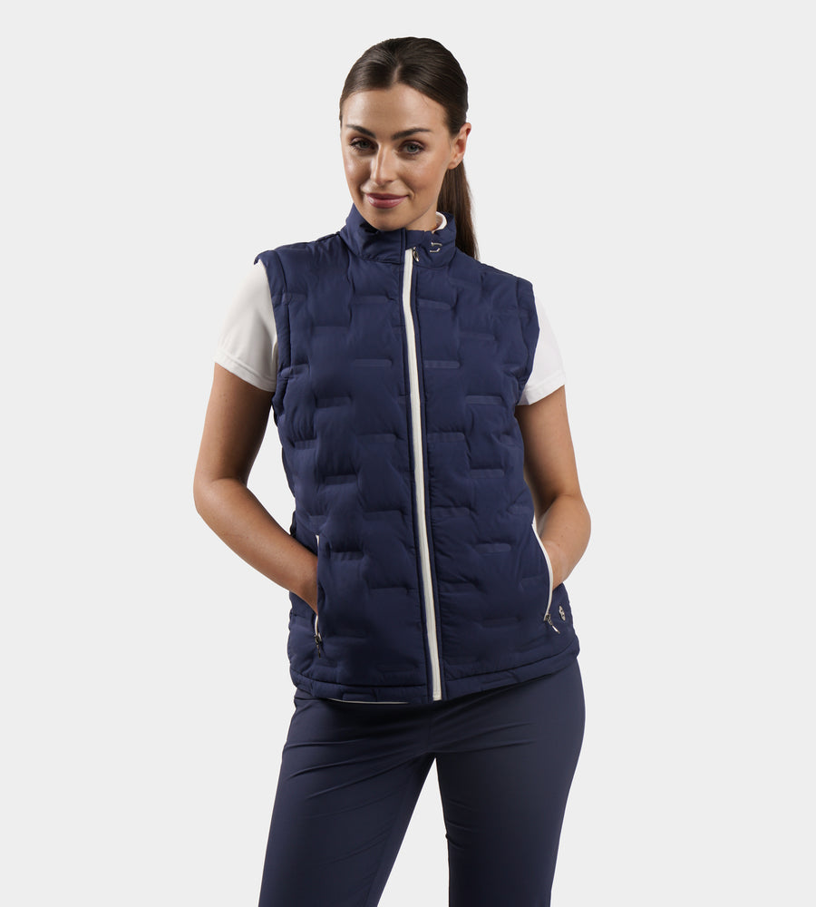 LADIES MEMBERS GILET - MARINO