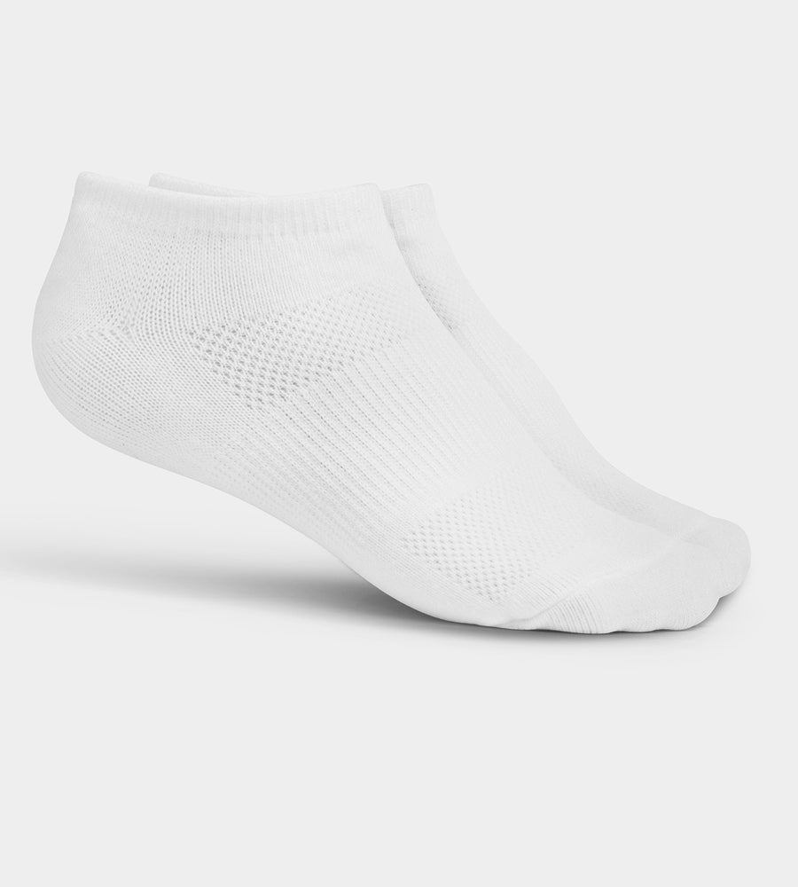 LADIES TRAINER ANKLE SOCKS - BIANCO