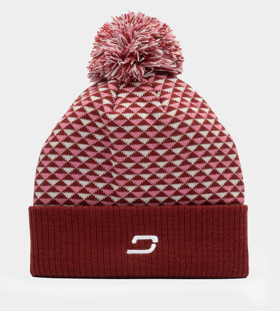 TRIGON GOLF BEANIE - BURGUNDY