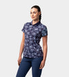 LADIES BLOOM POLO - NAVY