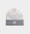 KIDS D BADGE BEANIE - WIT