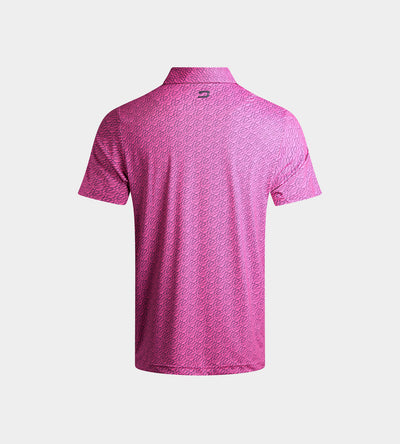 KIDS DOODLE POLO - PINK