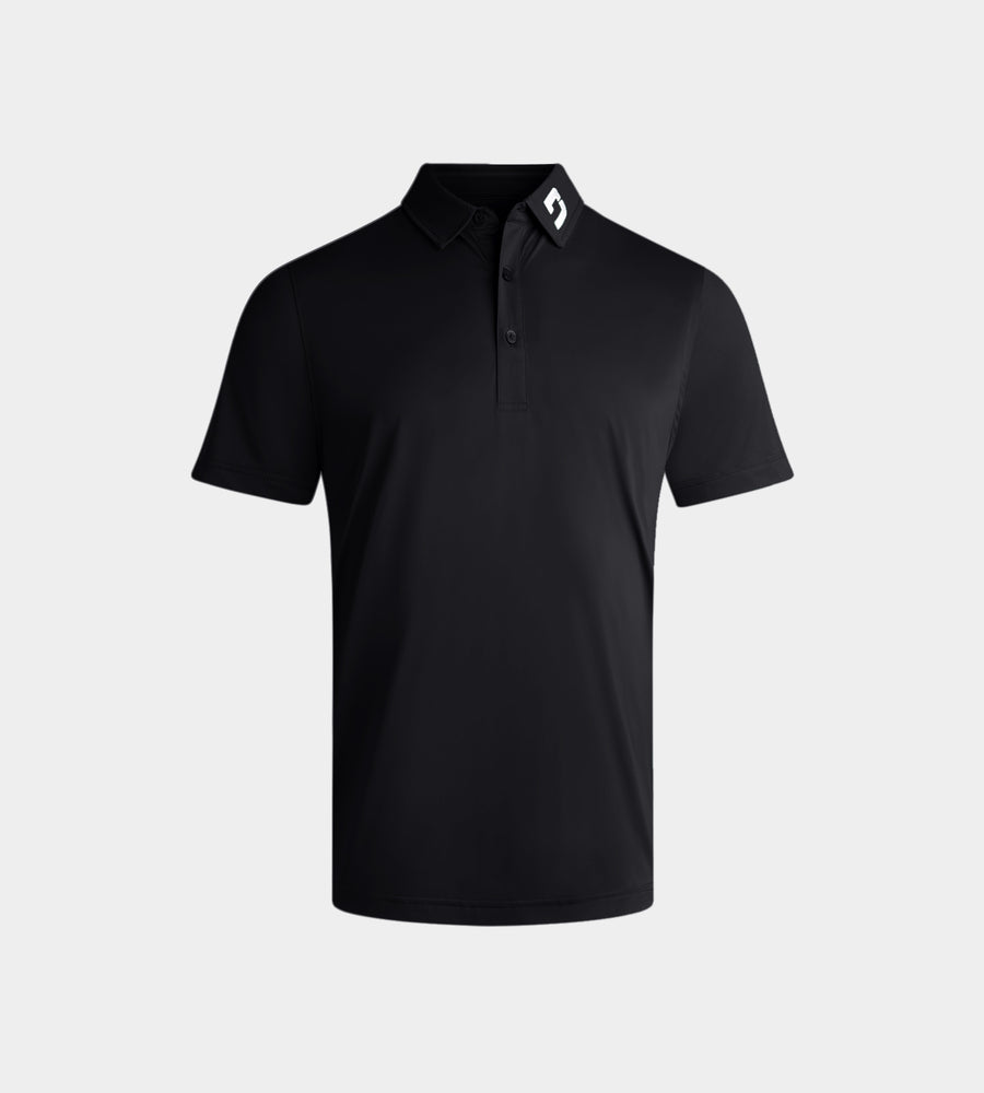 KIDS ELITE POLO - SCHWARZ