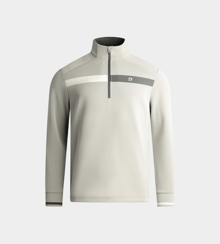 KIDS HALF N HALF MIDLAYER - GRAU