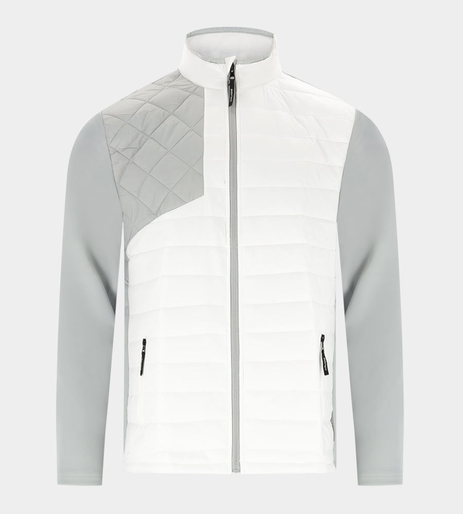 INSULA JACKET - BIANCO / GRIGIO