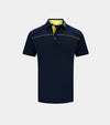 KIDS BLOCK PIQUE POLO - NAVY / YELLOW