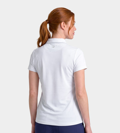 LADIES CLASSIC FIT POLO - BLANC