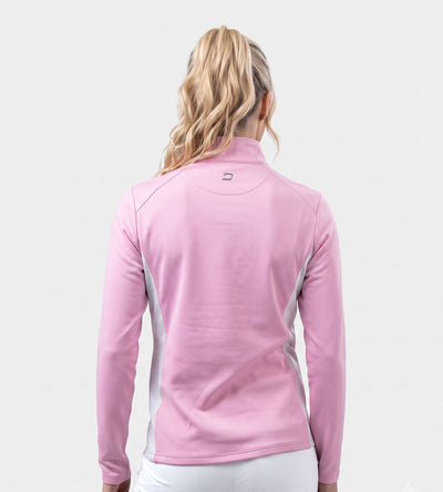 LADIES CROSS COUNTRY MIDLAYER - BLUSH