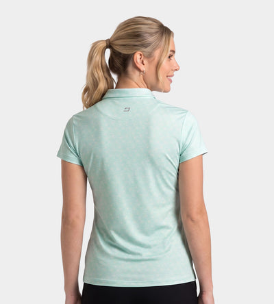 LADIES PETAL POLO - MENTHE