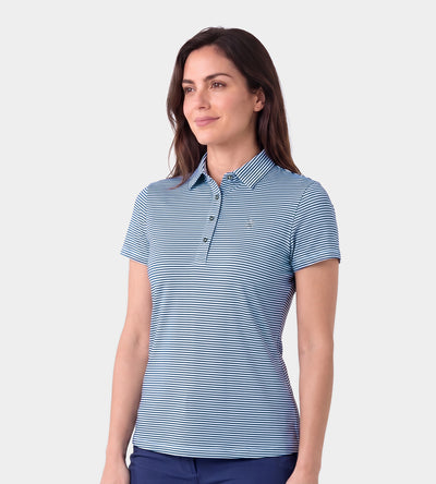 LADIES SPRING POLO - MARINO