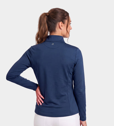 LADIES ULTRA BLEND MIDLAYER - MARINE