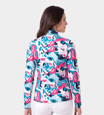 LADIES BIRDIE MIDLAYER - EXOTIC ROSE