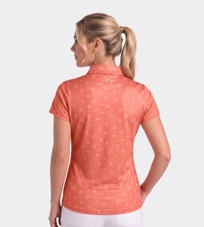 LADIES CLUB 2.0 POLO - CORAIL