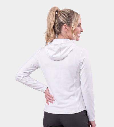 LADIES HESSIE HOODIE - BLANC