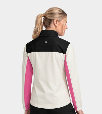 LADIES STORME RAIN JACKET - ROSE