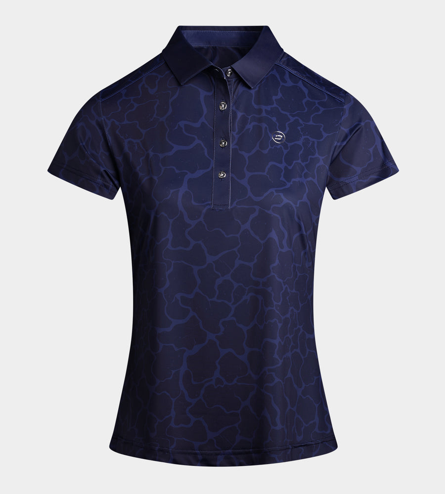 LADIES BLISS POLO - NAVY