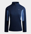 LADIES BREEZY MIDLAYER - NAVY