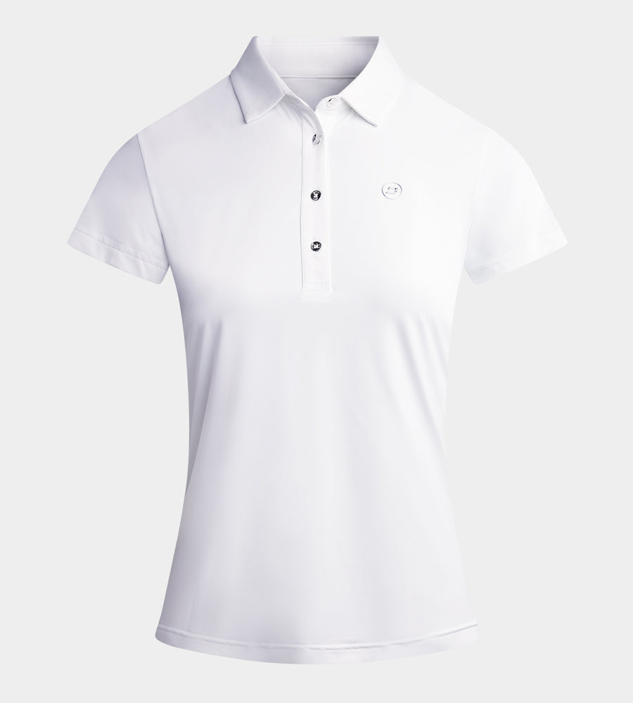 LADIES ELITE POLO - BIANCO
