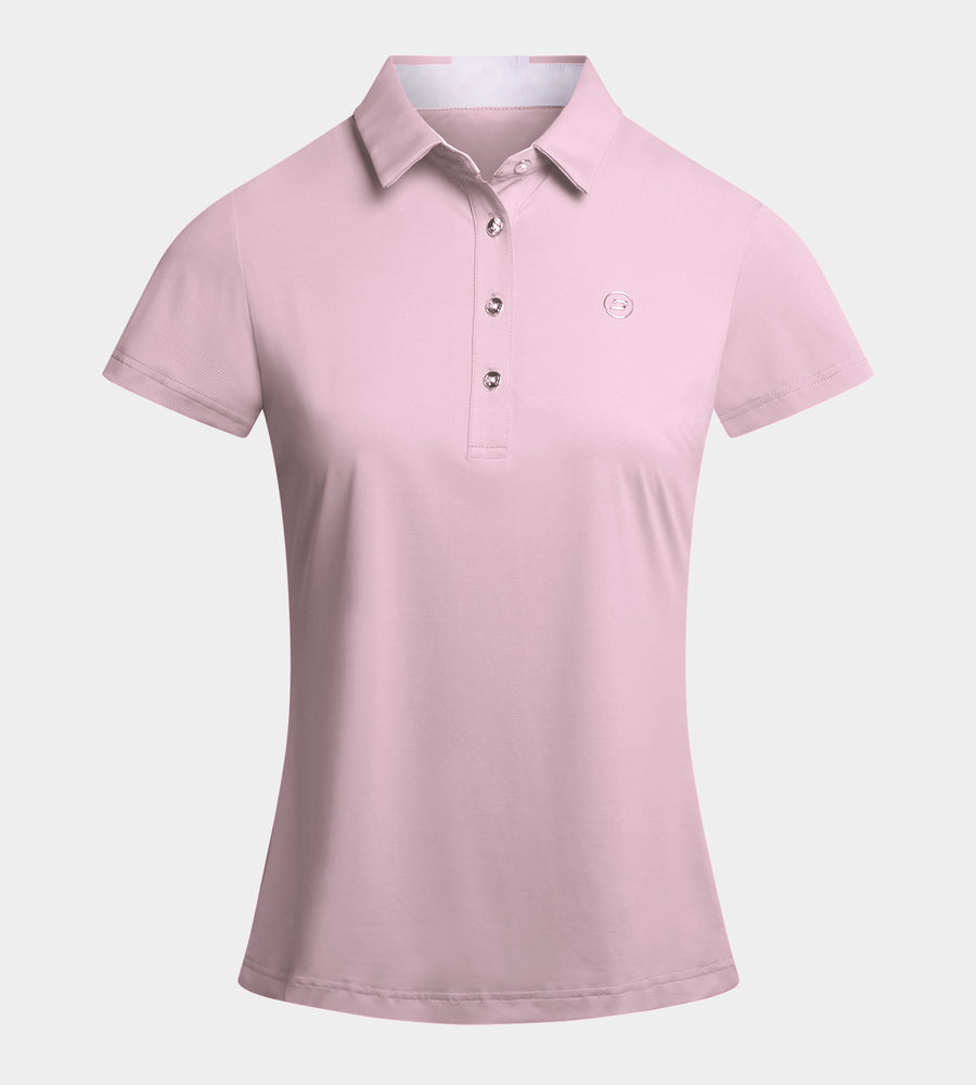 LADIES LEGACY POLO - BLUSH